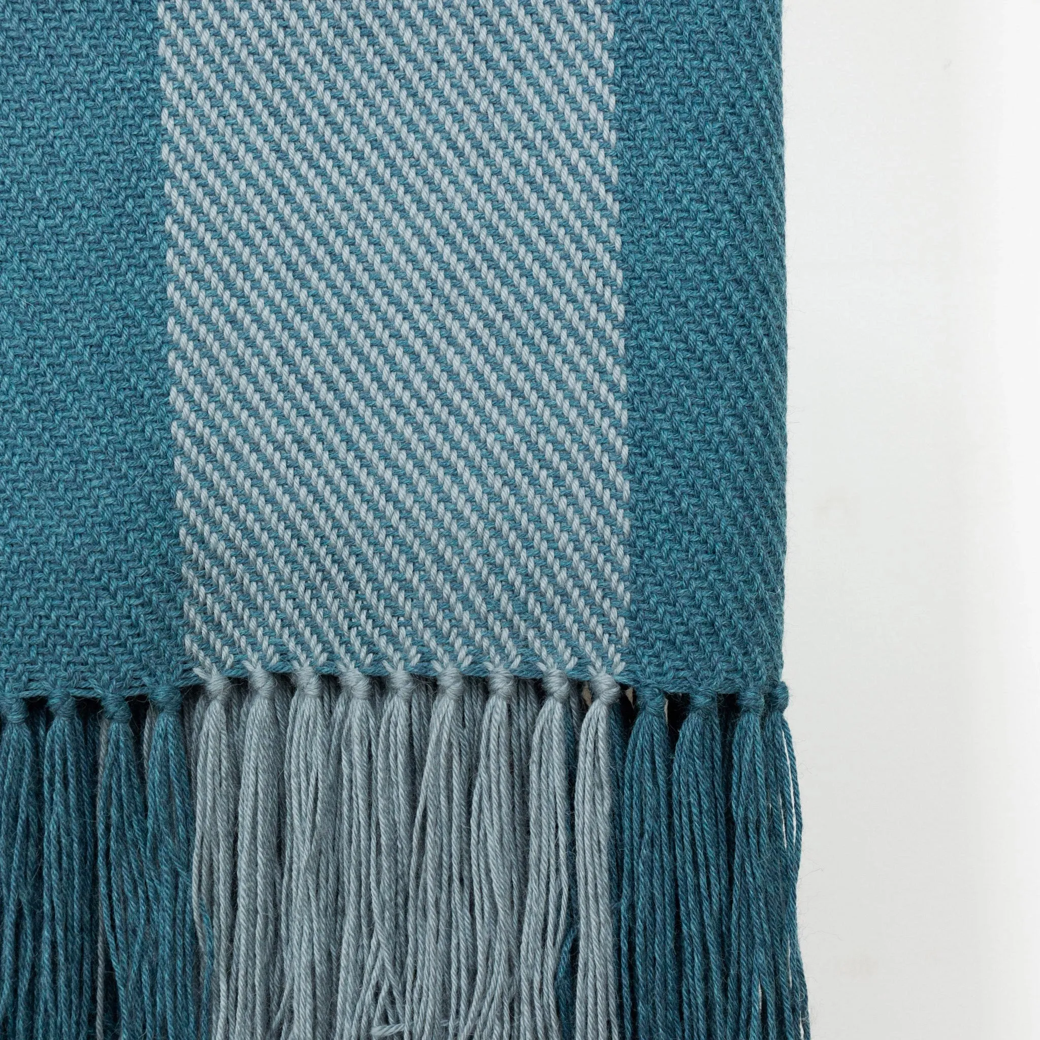 Even Keel Stripe Handwoven Alpaca Throw