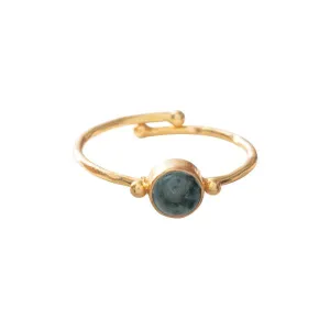 Faithful Labradorit Vergoldete Ring