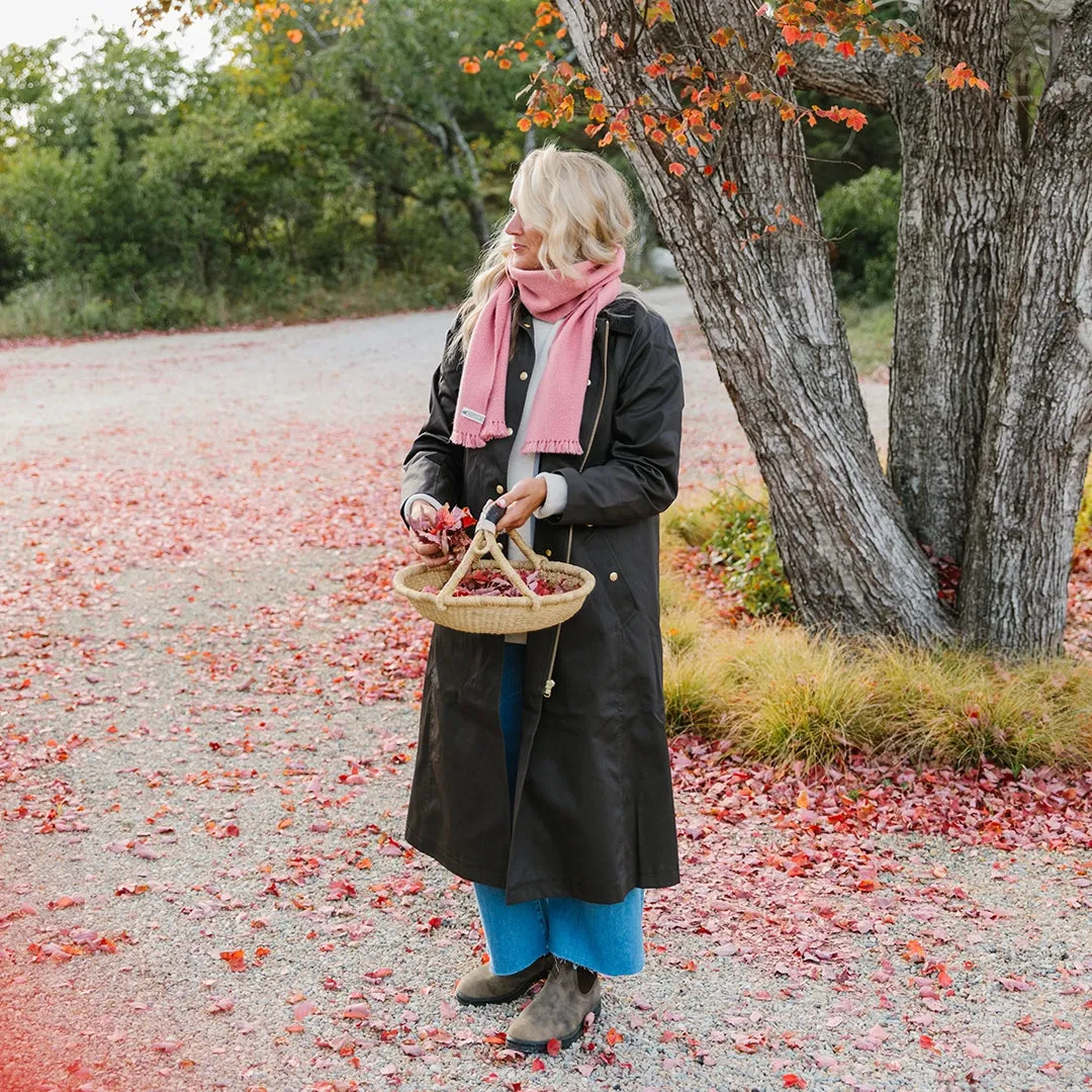 Faraway Red Handwoven Cashmere Scarf