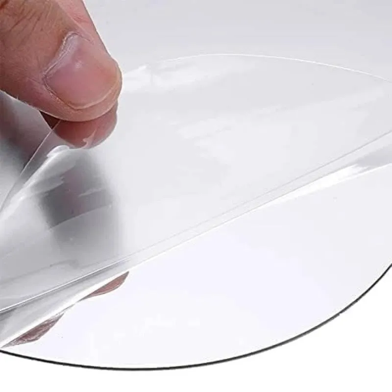 Flexible Mirror Sheets Self-Adhesive Plastic Mirror Tiles Non-Glass Mirror Stickers for Home Decoration (Oval Shape) (2)