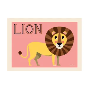 Friendly Lion Poster