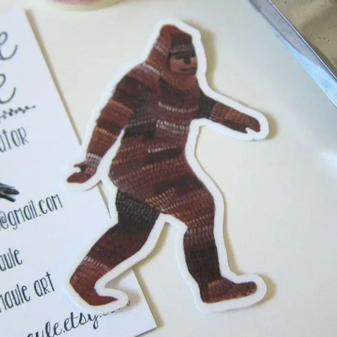 Friendly Sasquatch Sticker