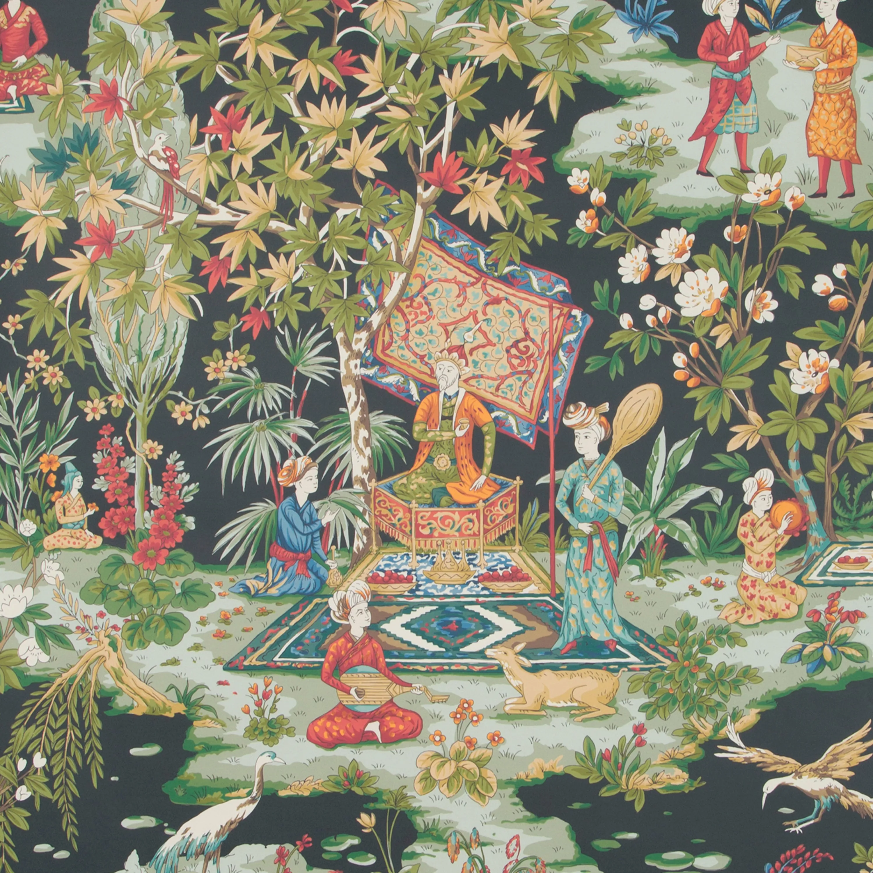 Garden Gathering Wallpaper, 11 yard roll