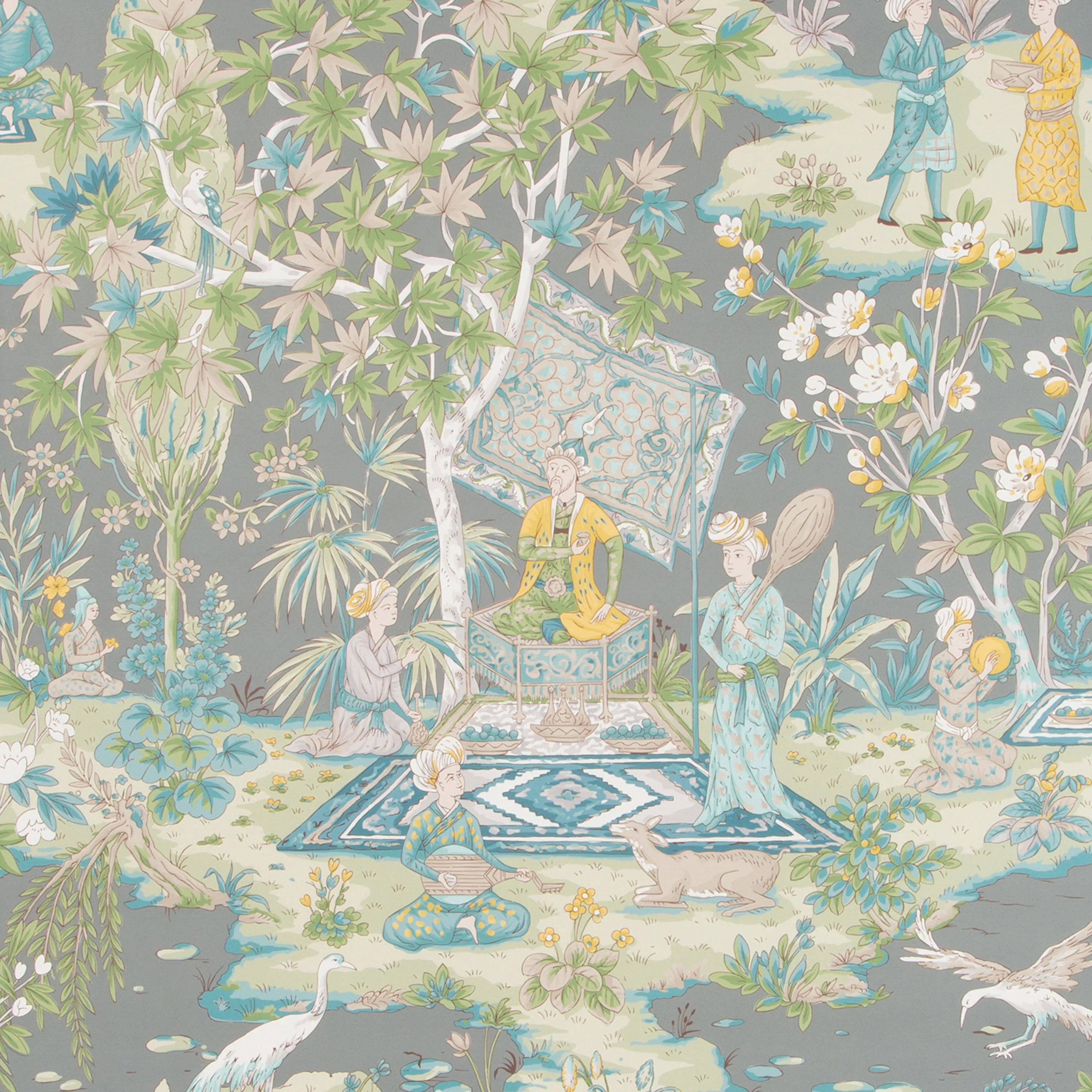 Garden Gathering Wallpaper, 11 yard roll