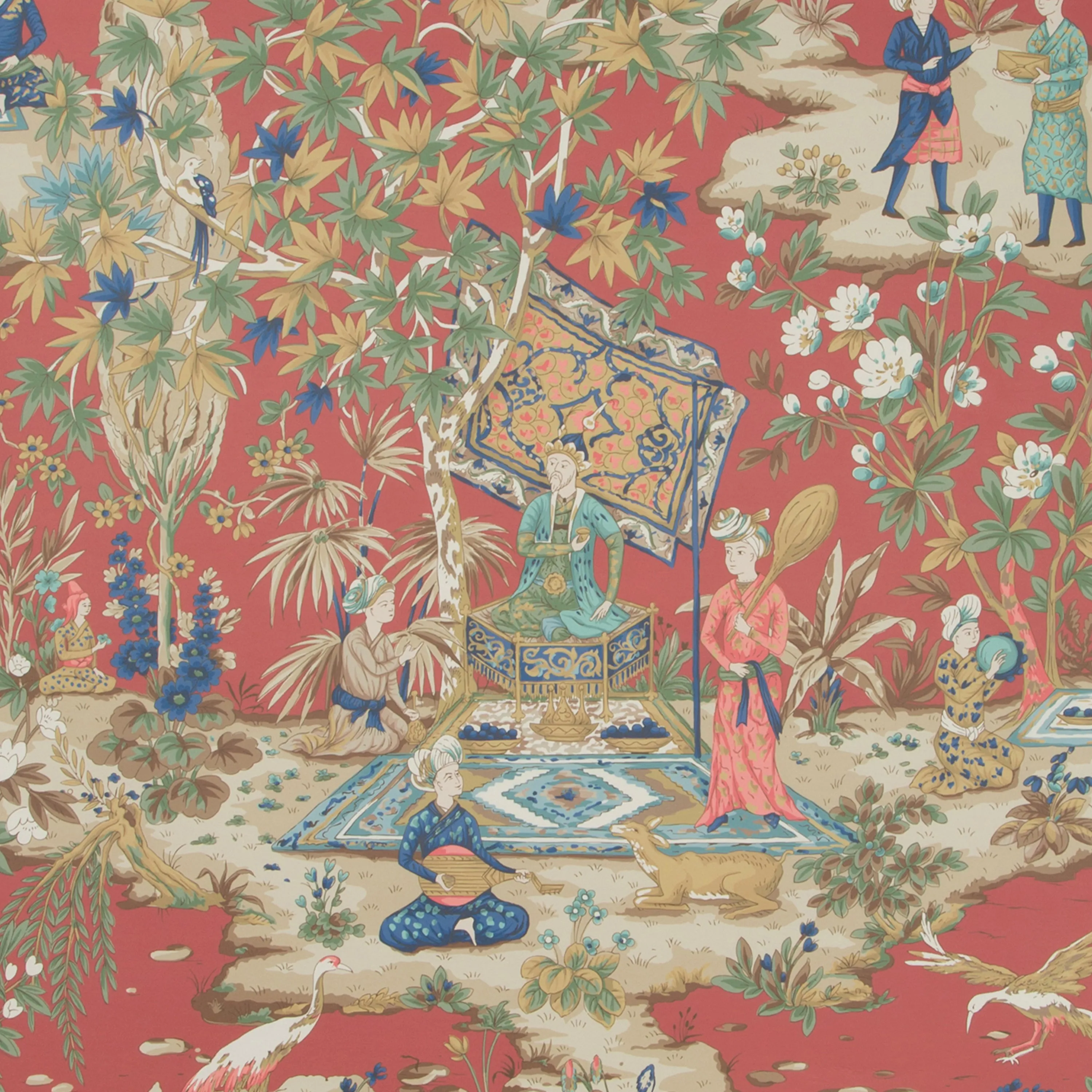 Garden Gathering Wallpaper, 11 yard roll