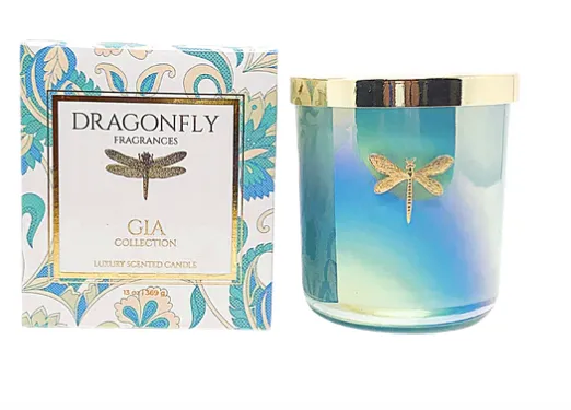 Gia Candle - Iridescent Aqua