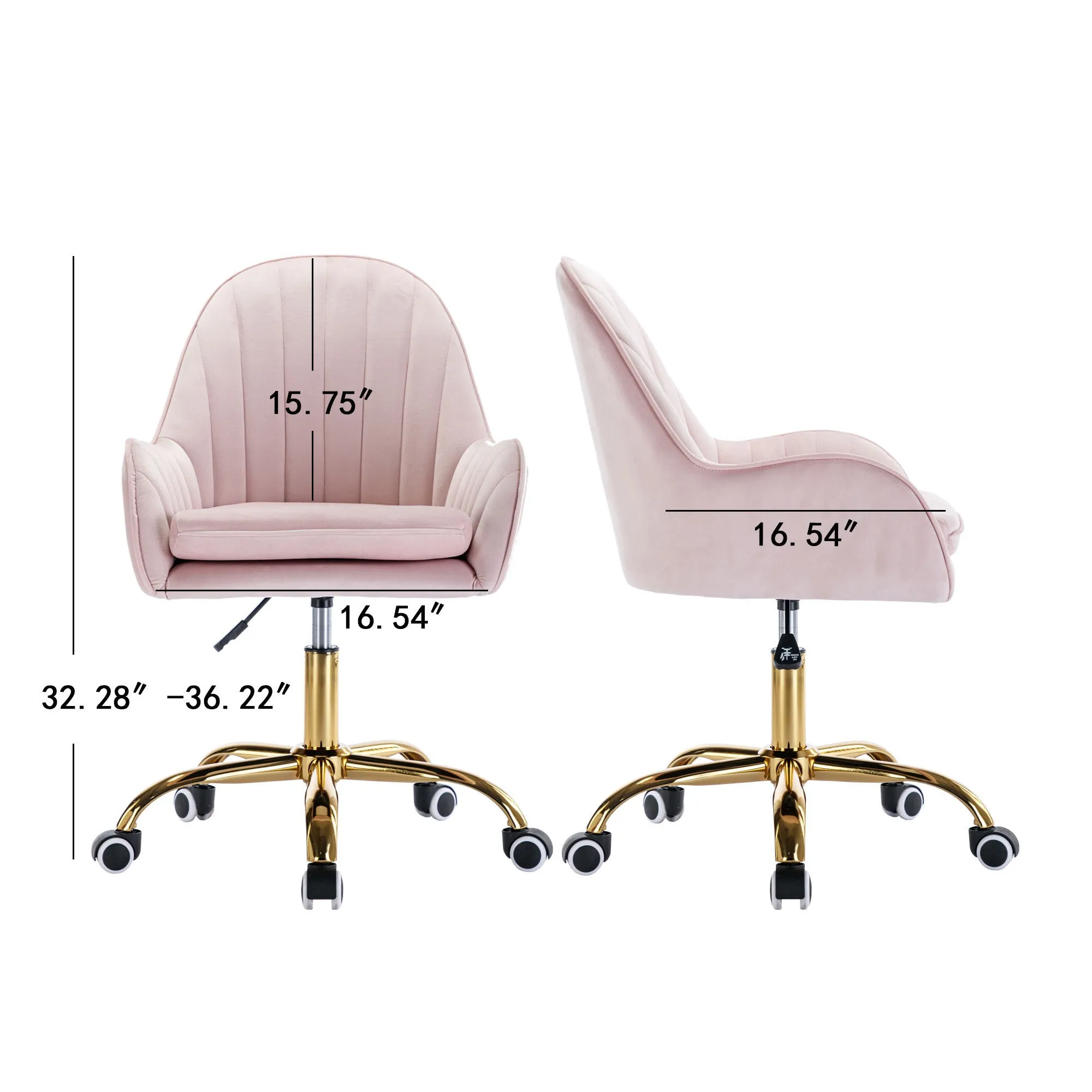 Glamourous Pink Velvet Chair