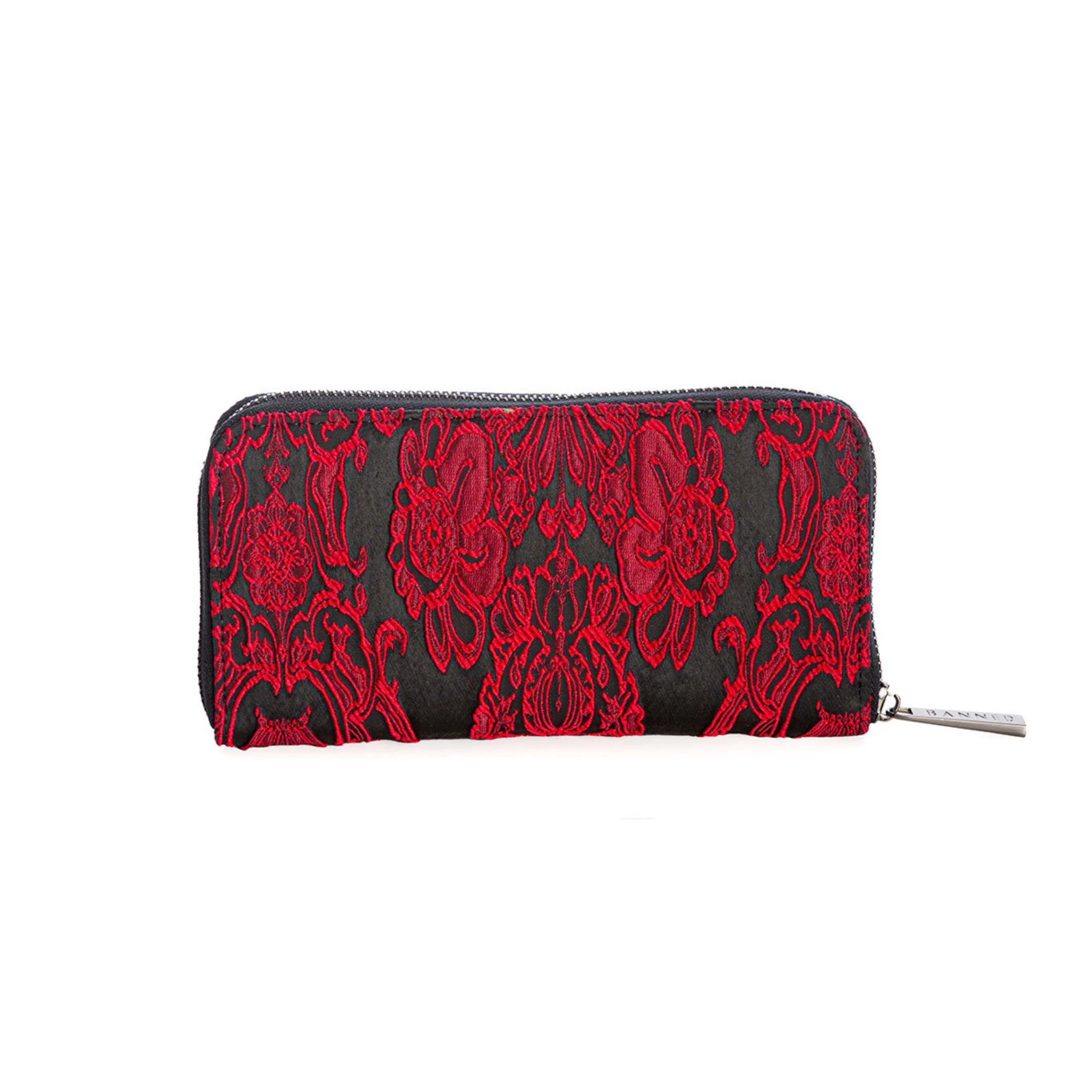 Gothic Red Lace Wallet