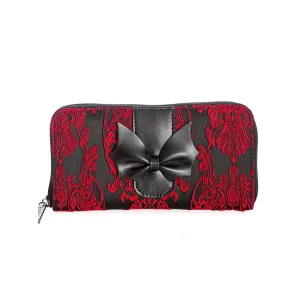 Gothic Red Lace Wallet