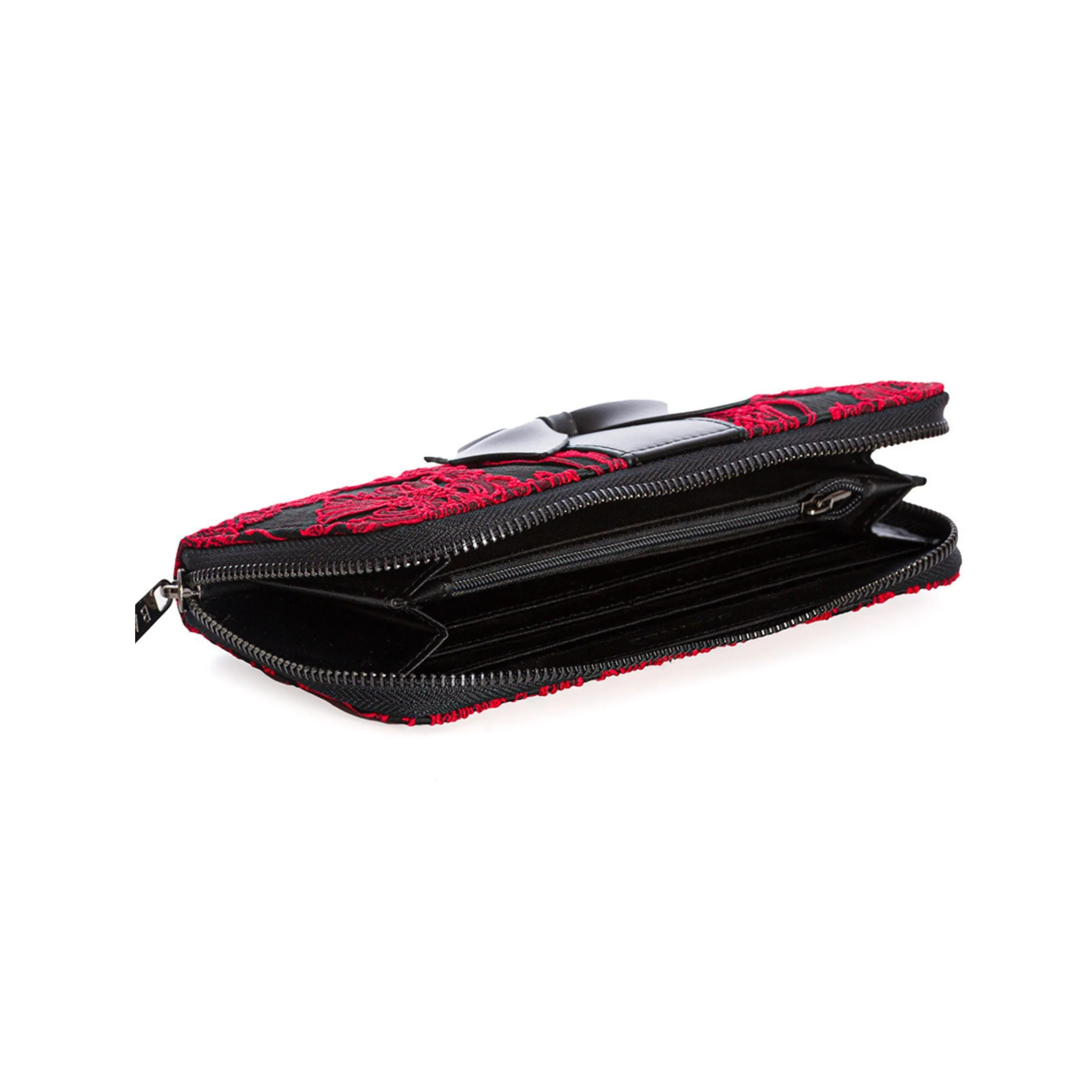 Gothic Red Lace Wallet