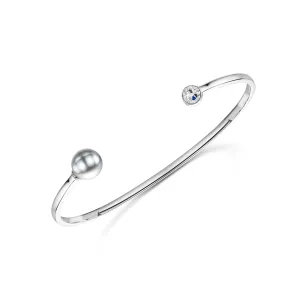 Grace Cuff - Rhodium