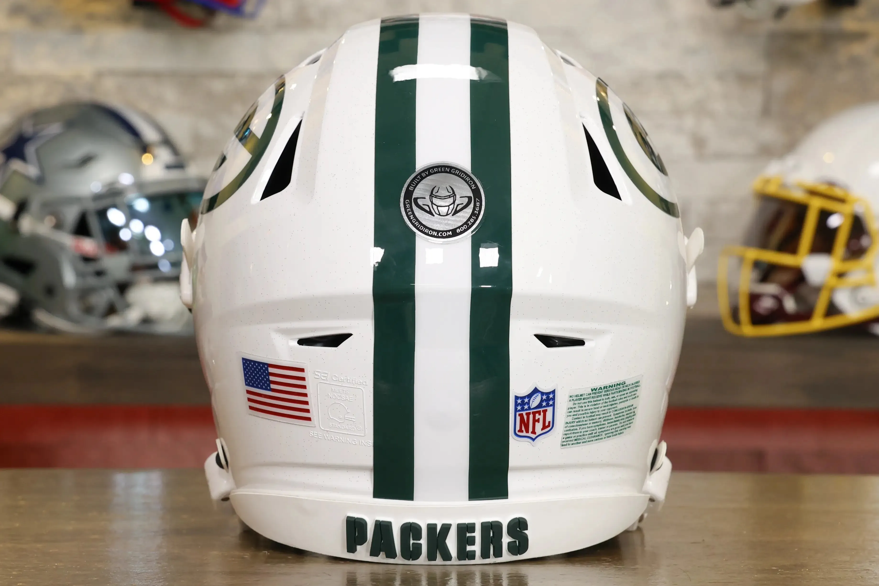 Green Bay Packers Riddell SpeedFlex Helmet - GG Edition 01098