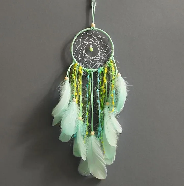 Green Decorative Dream Catcher