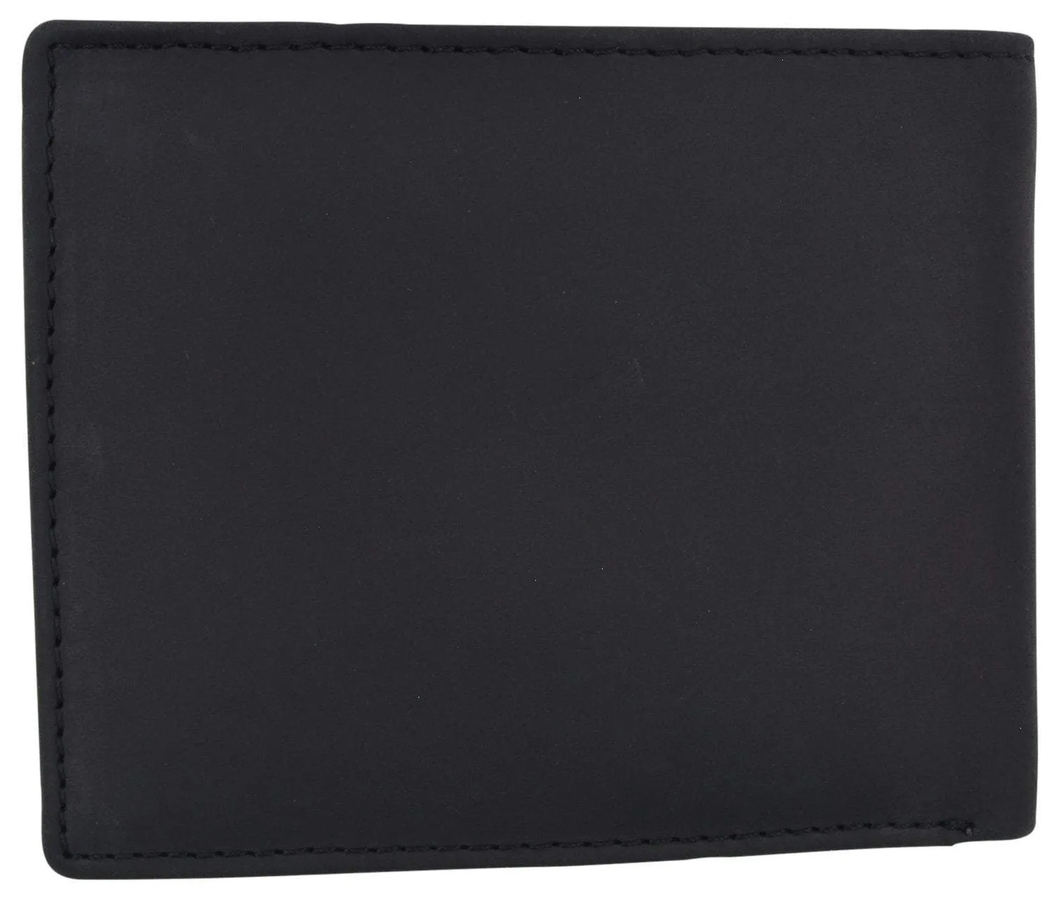 Guadalupe Virgin Logo RFID Genuine Leather Mens Bifold Wallet