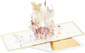 Hallmark Signature Paper Wonder Pop Up Card, Thankful for You (Thinking of You Card, Birthday Card)