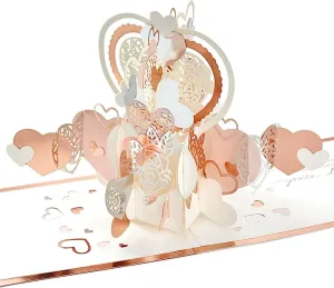 Hallmark Signature Paper Wonder Pop Up Love Card, Love You Hearts (Anniversary Card, Birthday Card, Sweetest Day Card)