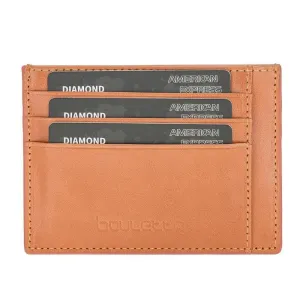Handmade and Personalized Minimalist Geniuine Leather Card Holder - BLWL18