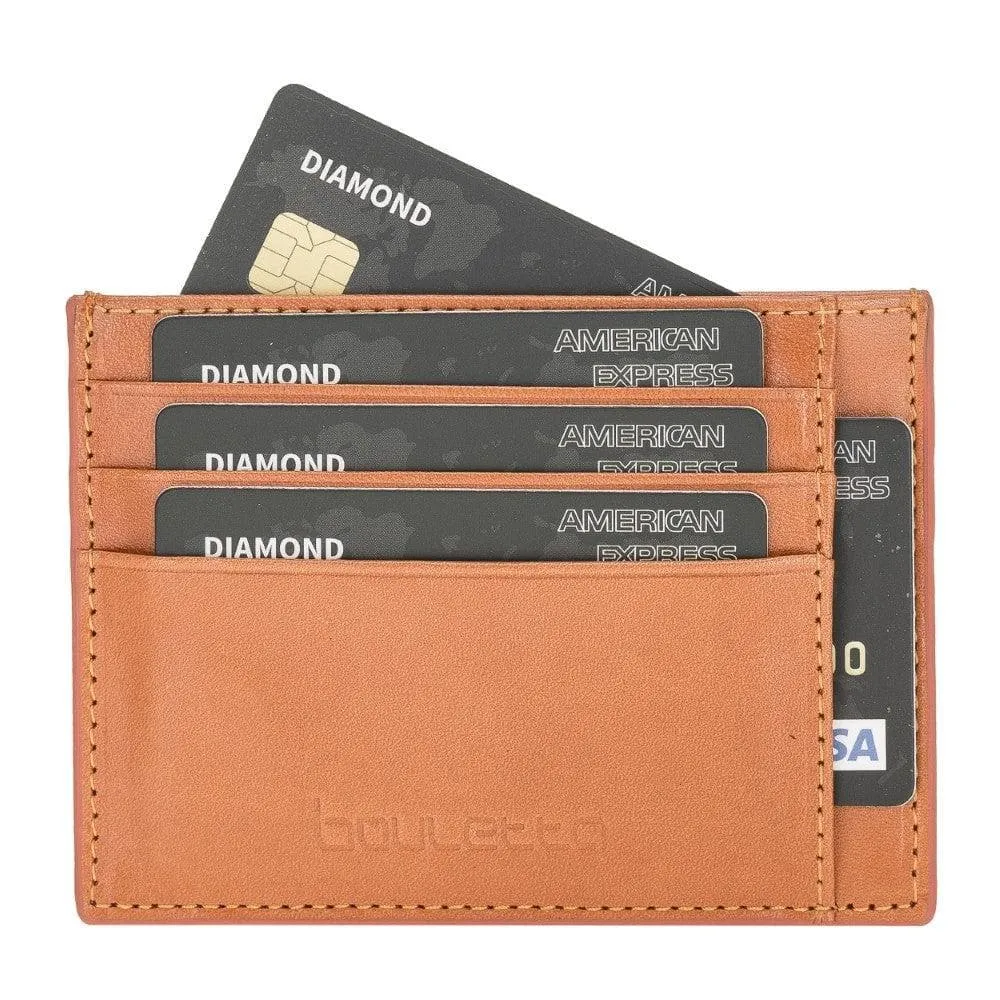 Handmade and Personalized Minimalist Geniuine Leather Card Holder - BLWL18