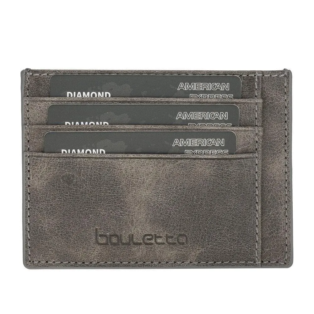 Handmade and Personalized Minimalist Geniuine Leather Card Holder - BLWL18