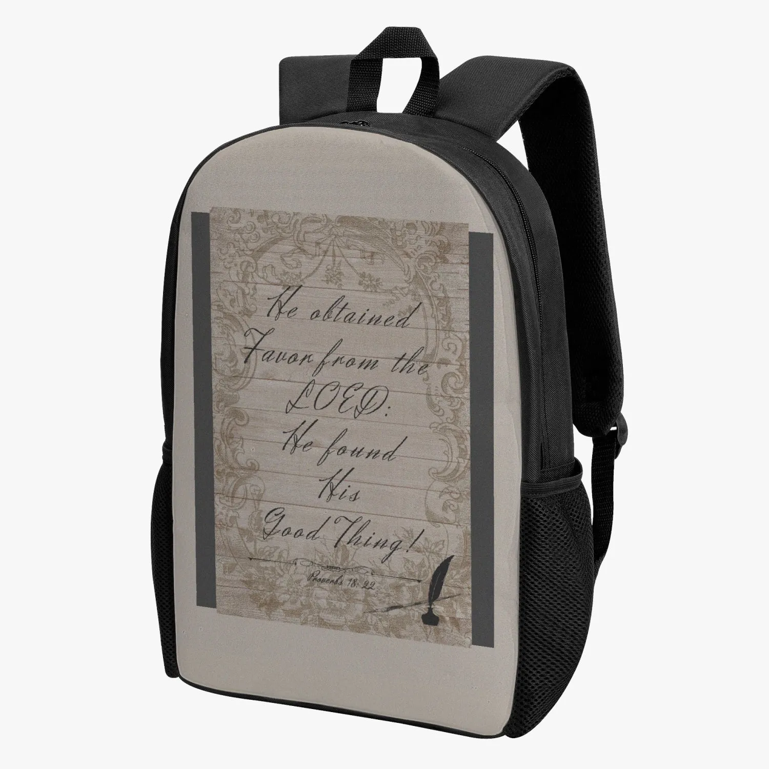 Her Proverbs 18:22 Vitage Matching Backpack