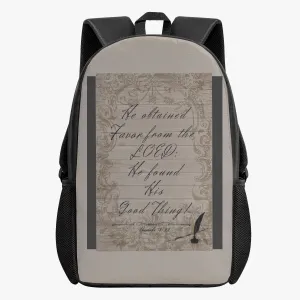 Her Proverbs 18:22 Vitage Matching Backpack