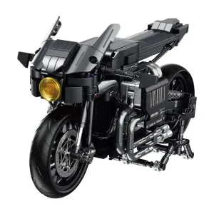 High Tech MOC Classic City Motorcycle Bricks Toy
