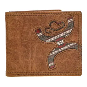 Hooey "Original" Bifold Wallet Brown with Nomad Print HBF014-BRR