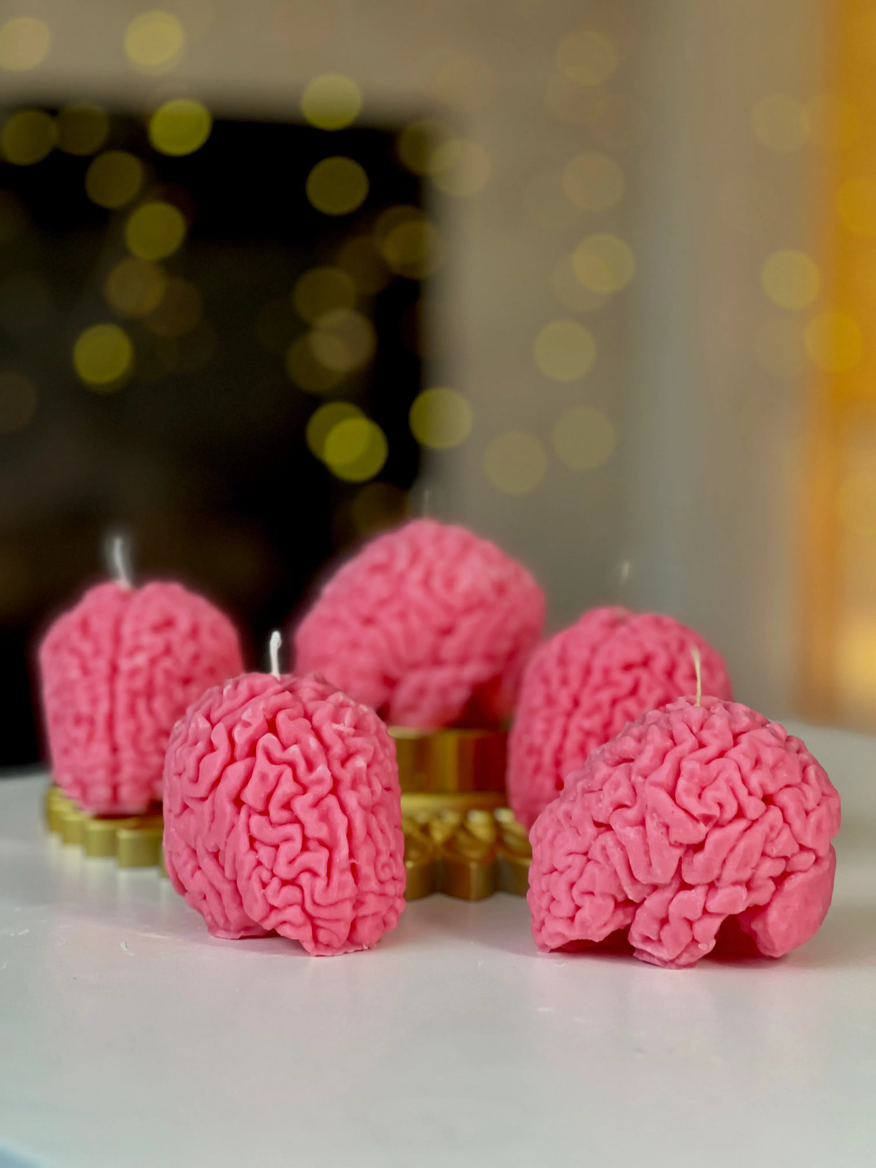 Human Brain Candle / Gift for Neuroscientists / Gift for Psychology Students / Oddity Gift / Edgy Candles / Brain Anatomy Decor / Neuroscience Novelty / Quirky Office Gift / Psychology Graduation / Brain Enthusiast / Unconventional Decor Piece