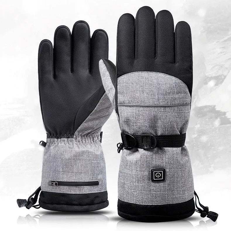 Ice Fishing Ultimate Heated Gloves With Portable Charger Waterproof Warm and Cold-Resistant for Fishing