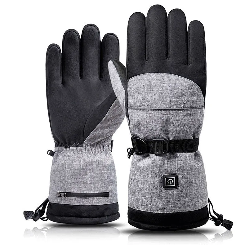 Ice Fishing Ultimate Heated Gloves With Portable Charger Waterproof Warm and Cold-Resistant for Fishing