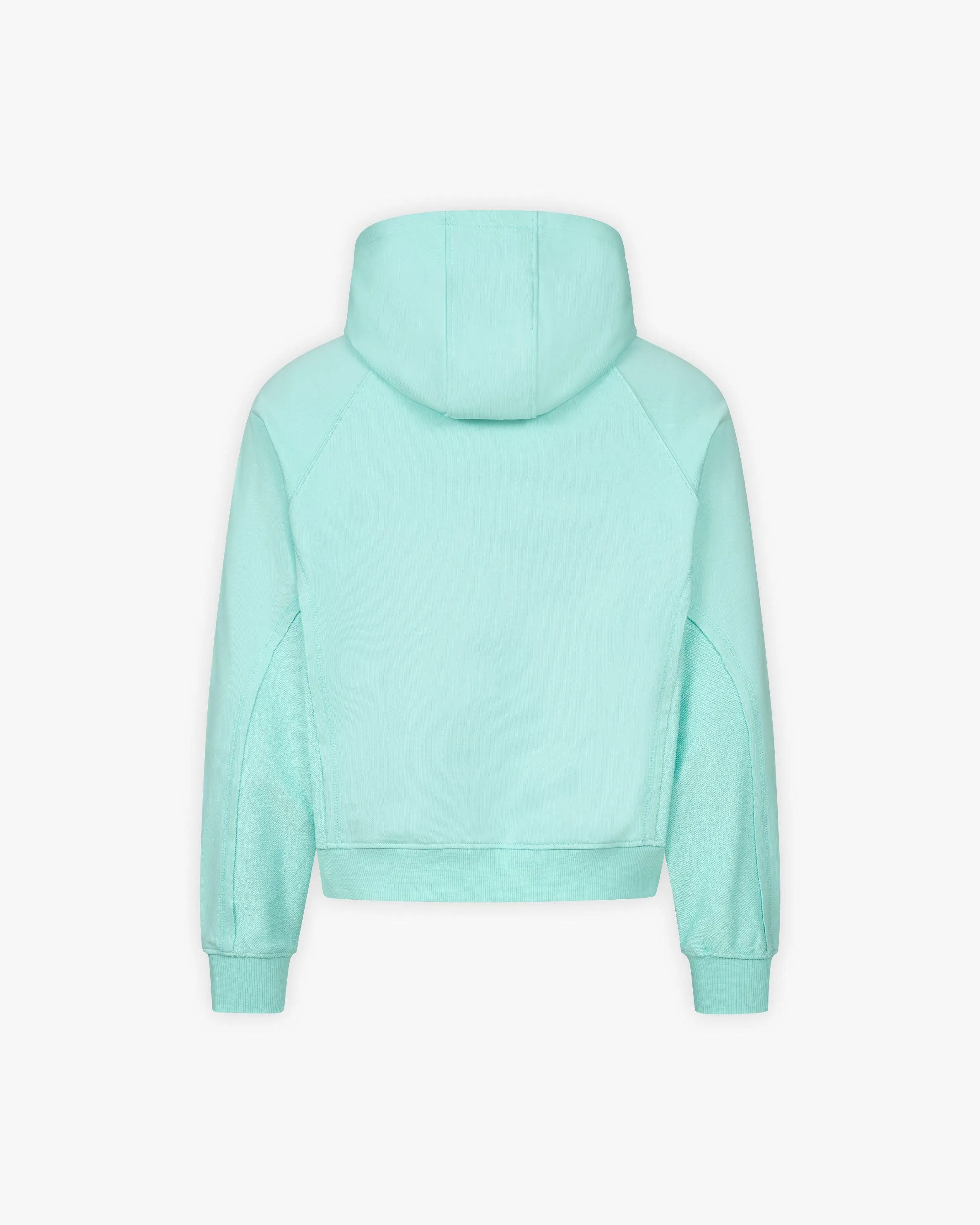 INSIDE OUT HOODIE TURQUOISE