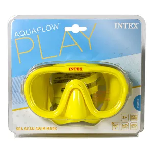 Intex Aquaflow Sea Scan Swim Mask - Ages 8 and Up