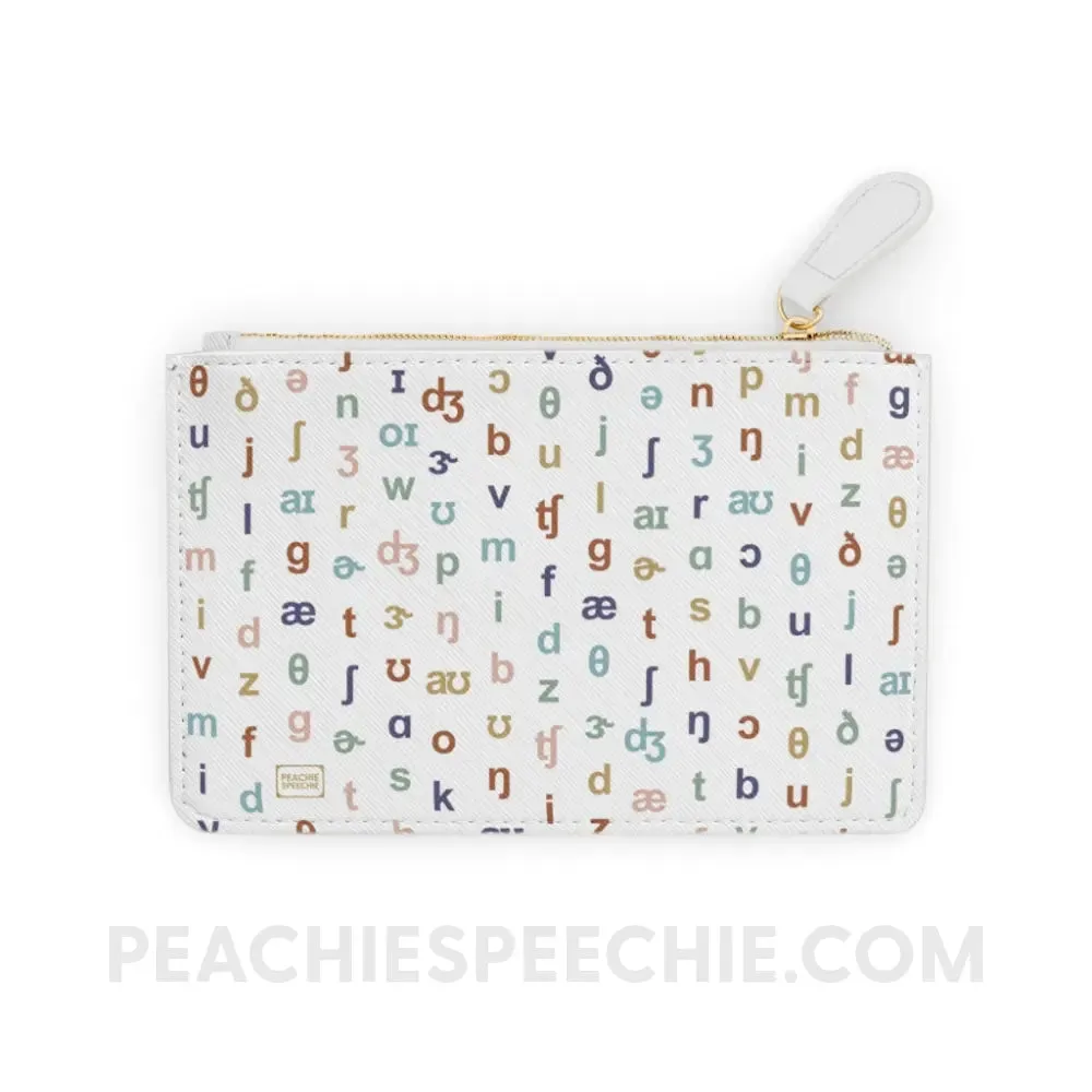 IPA Pattern Tiny Clutch