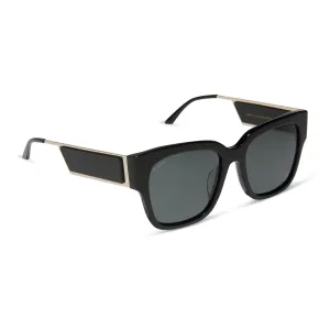 ISABELLA - BLACK   GREY POLARIZED SUNGLASSES