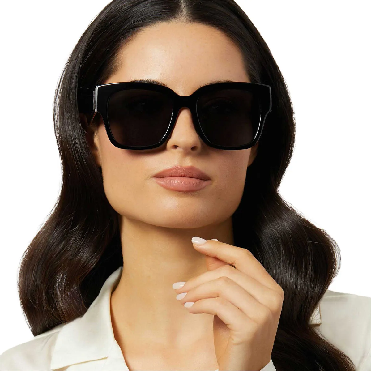 ISABELLA - BLACK   GREY POLARIZED SUNGLASSES