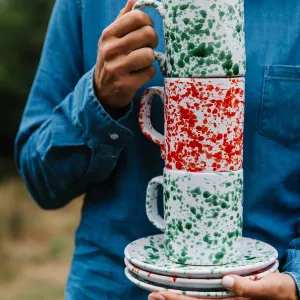 Italian Splatter Mugs