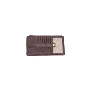 JOY SUSAN KARA MINI WALLET DARK PLUM