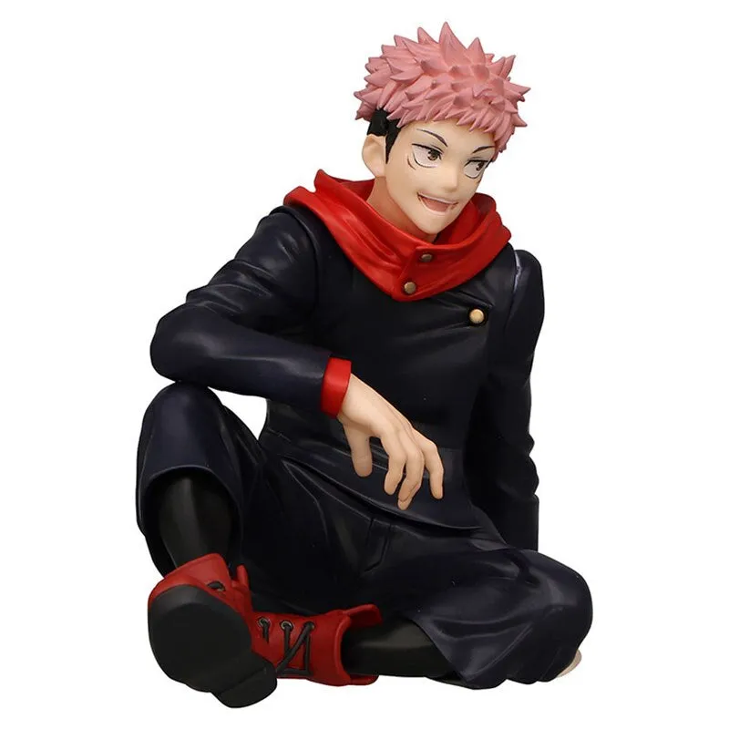 Jujutsu Kaisen Itadori Yuji Sitting Posture Action Figure  | 9.5 Cms |