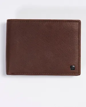 K-Roo RFID All Day Leather Wallet - Brown