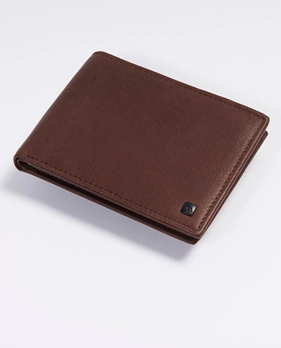 K-Roo RFID All Day Leather Wallet - Brown