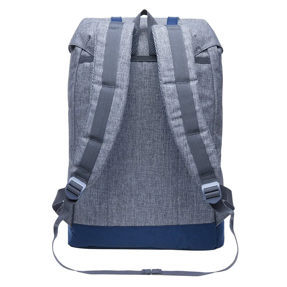 KAUKKO Backpack Women Men Vintage Travel Backpack, EP6-2  ( Grey Blue / 18.3L  )