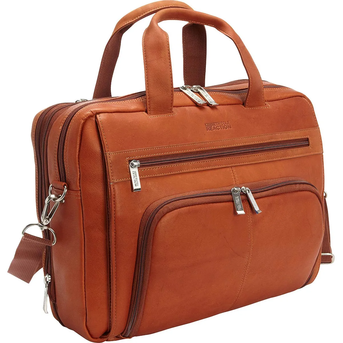 Kenneth Cole Reaction &Quot;Out Of The Bag&Quot; Double Gusset Expandable Top Zip Portfolio