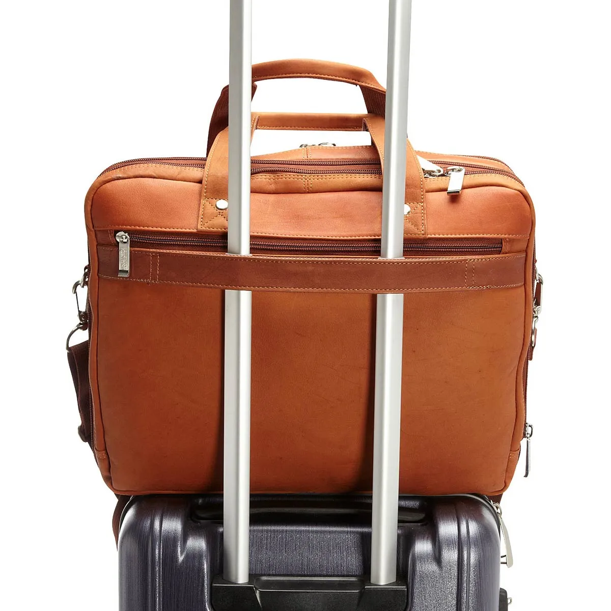 Kenneth Cole Reaction &Quot;Out Of The Bag&Quot; Double Gusset Expandable Top Zip Portfolio