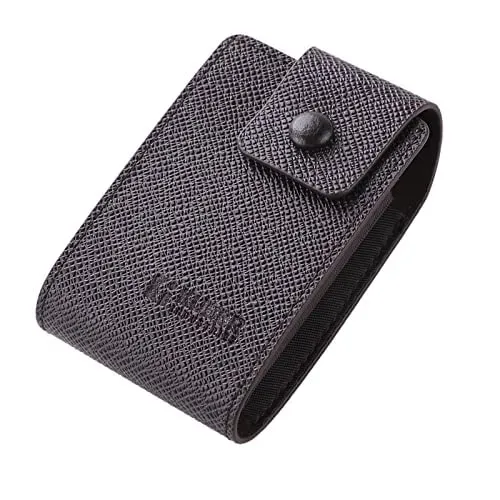 Kuber Industries Card Holder Wallet for Men Women|Debit Credit Card Holder|Wallet for Id, Visiting Card, Buisness Card|Button Closure|Brown (Pack of 6)