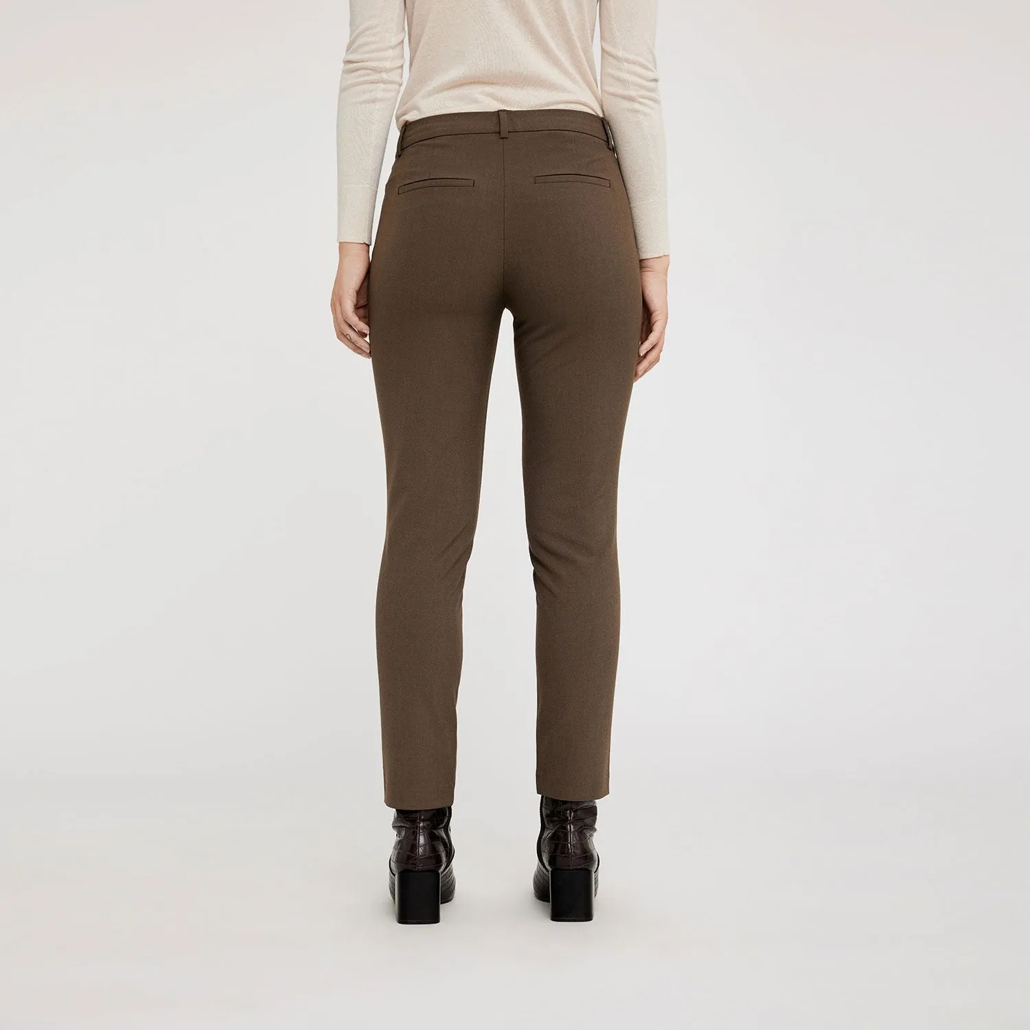 KylieFV Crop 285 Grey Brown Melange