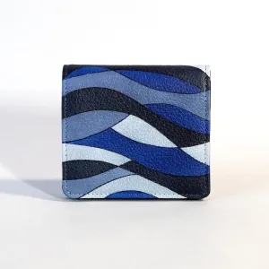 Kyo-Yuzen Leather Fold Wallet - 002
