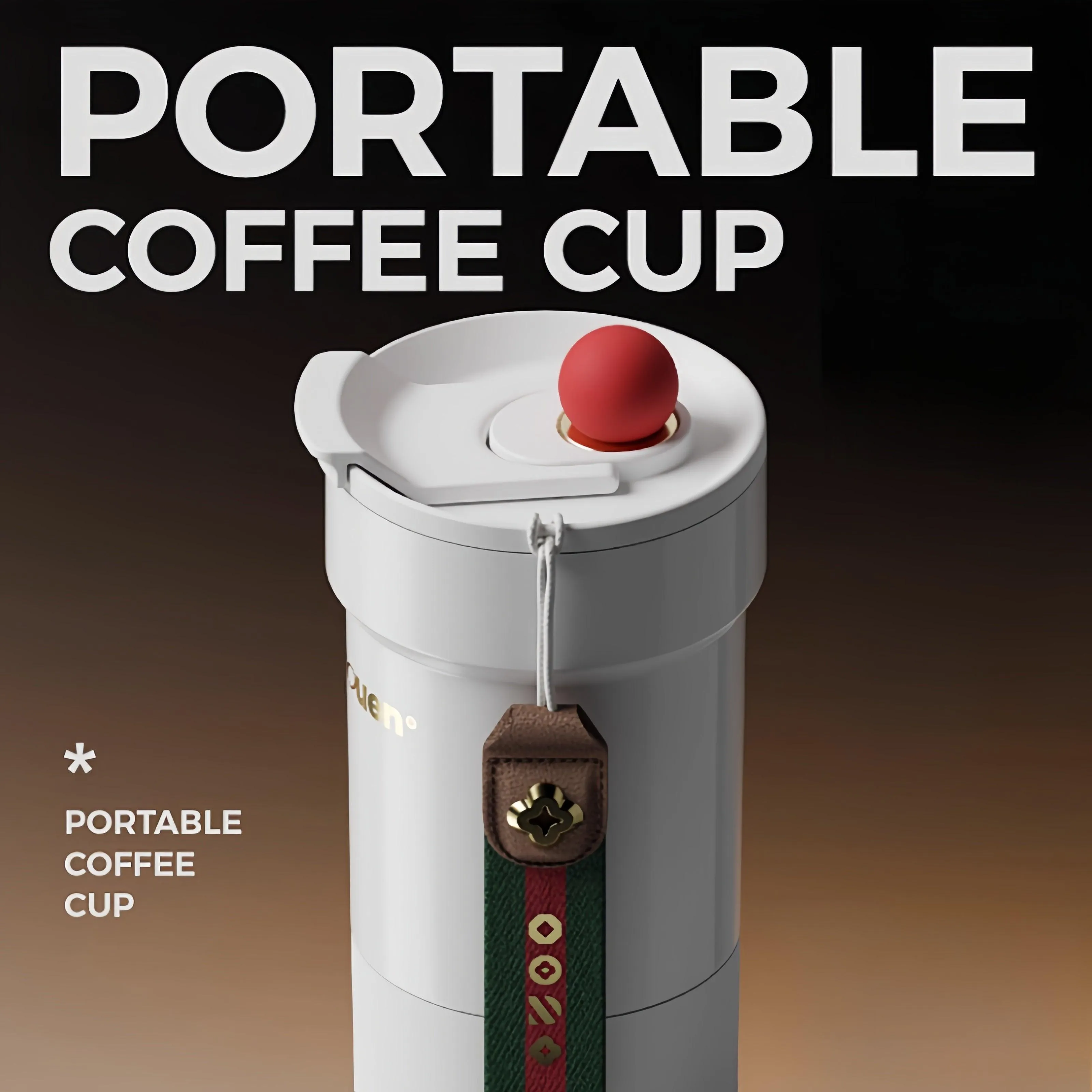 LANE MOUEN Portable Stainless Steel Leak-Proof Coffee Cup 500ml