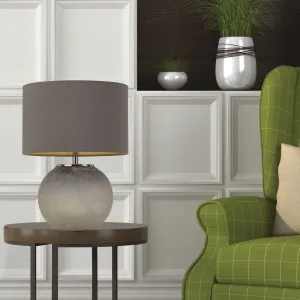Lara Graphite Grey Table Lamp