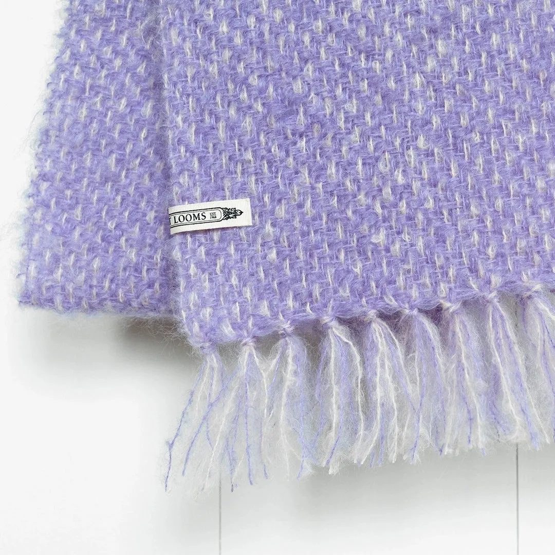 Larkspur Handwoven Mohair Scarf