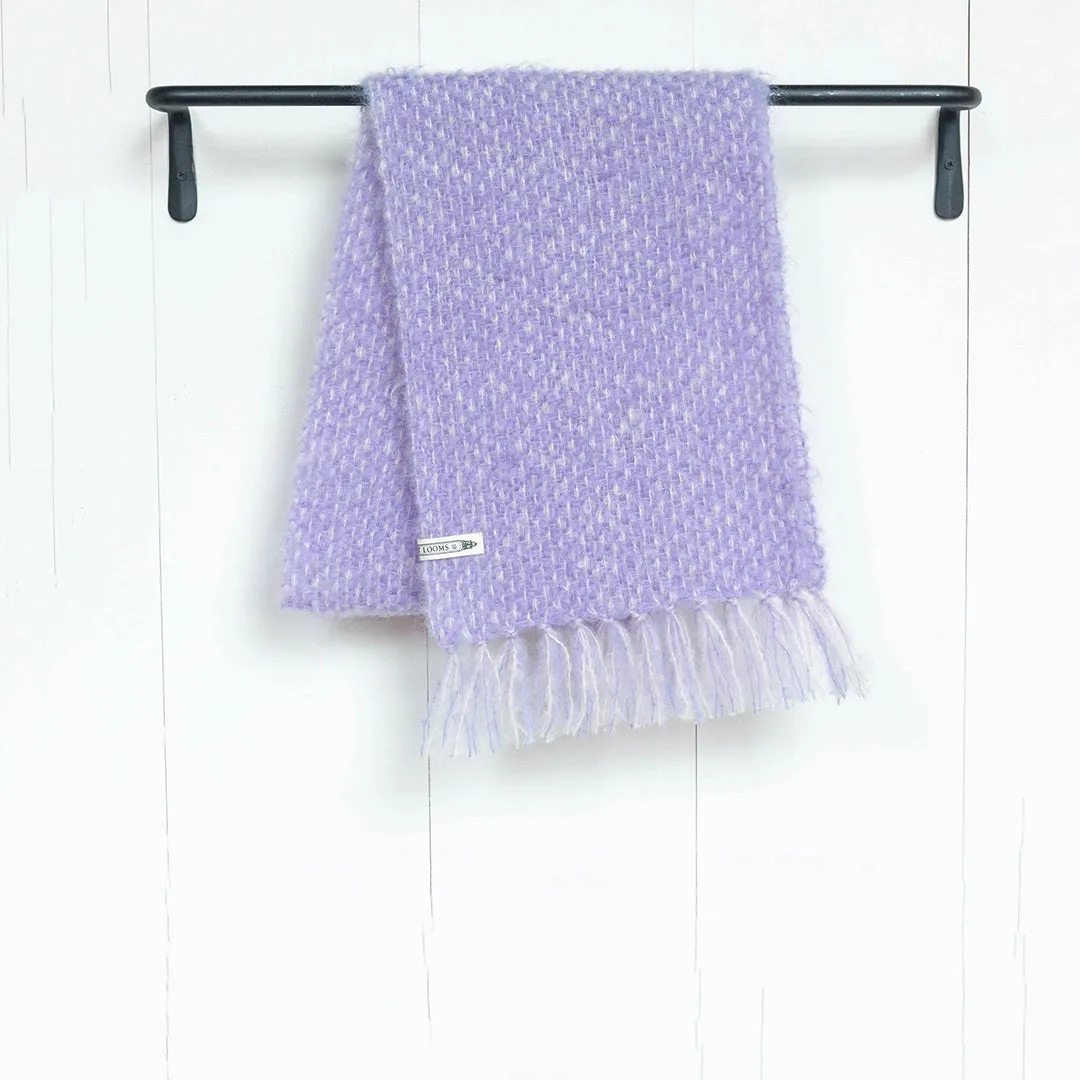 Larkspur Handwoven Mohair Scarf